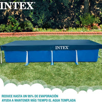 Intex #28039 Protective cover for rectangular pool Blue 450x220x20M