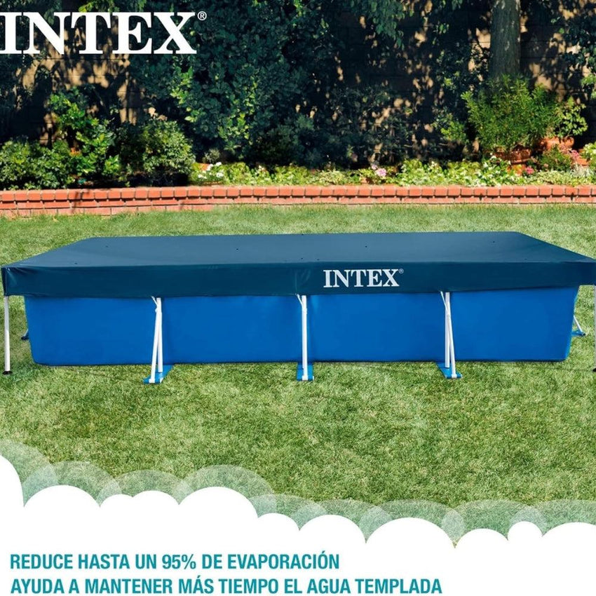 Intex #28039 Protective cover for rectangular pool Blue 450x220x20M