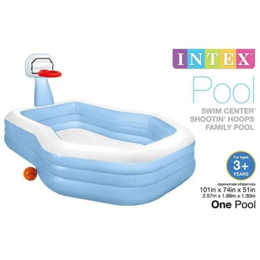 Intex #57183NP Swim Center Shooting Hoops Family Pool