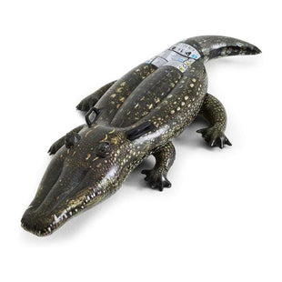 Intex #57551 Realistic Gator Ride-On, Multi-Colour, 67 x 34 Inches