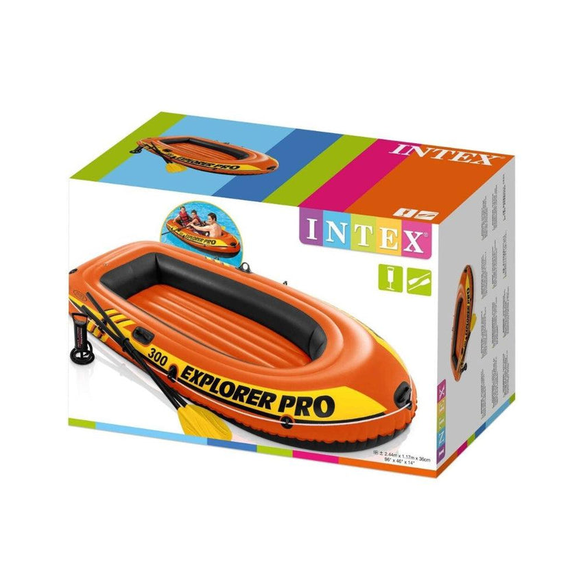 Intex #58332NP Pool Explorer 300 Boat Set With Pump 2.11x1.17x0.41M