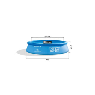 Intex Easy Set Inflatable Pool With Filter Pump 2.5x1M