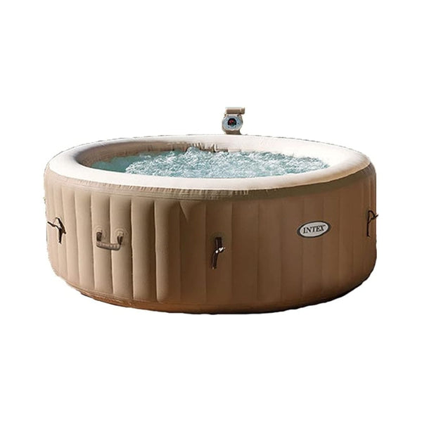 Intex L&G FR 28404EX Pure Spa 4 Places Rond Bulles, 795 L, Beige, 196 x 71 cm