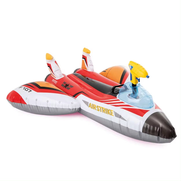 Intex Pool Floats 57536 WATER GUN PLANE RIDE-ONS Inflatable Pool Float For Children