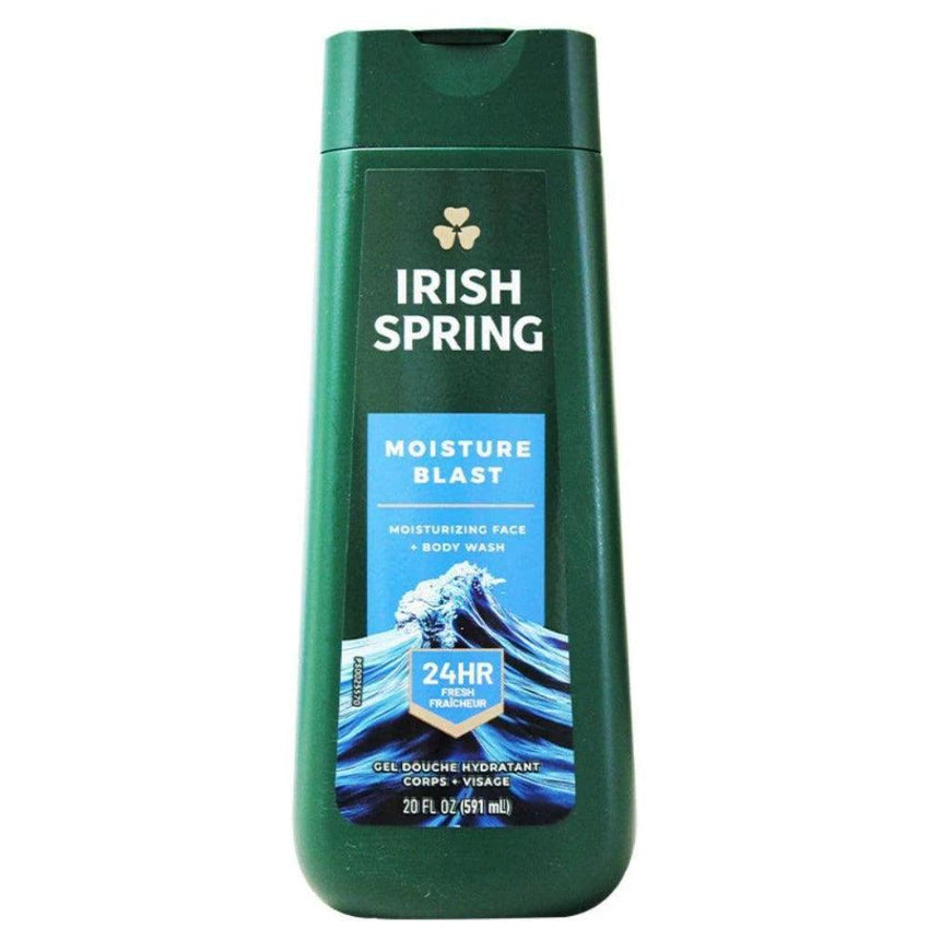 Irish Spring Moisture Blast Face and Body Wash For Men