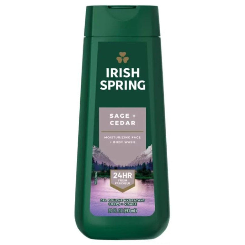 Irish Spring Moisturizing Face + Body Wash