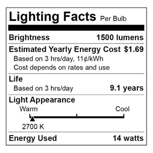 Led 100 W a19 4 Bulbs