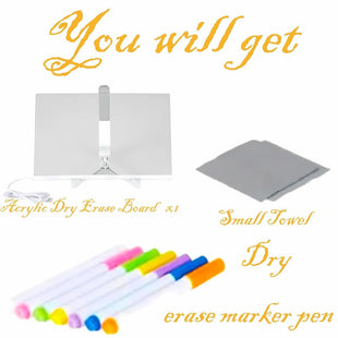 Light Up Dry Erase Board With Stand