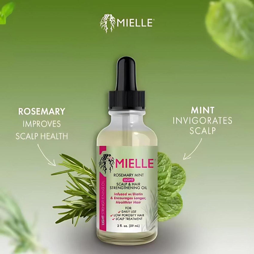 Mielle Rosemary Mint Light Scalp & Hair Strengthening Oil