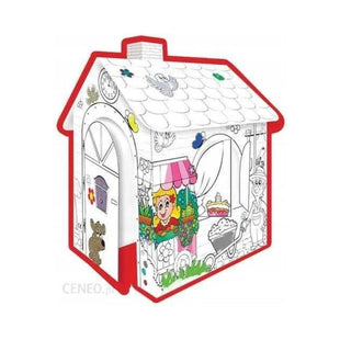 Mochtoys Large Cardboard Coloring House