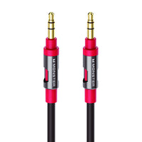 Monster® 3.5mm Male To Male Auxiliary Stereo Audio Cable 2.4m-Black