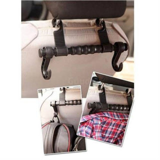 Multi-functional Car Vehicle Seat Headrest Bag Hanger Seat Dual Hook Hanging Holder