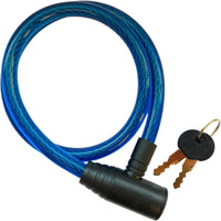 Gadget Deals Cycle Lock -Against Theft- Cycle Locks for Bicycle -Smart Steel Wire- Cycle Lock with Key -Cable Lock Cycle- Helmet Lock  Helmet Lock for Bike