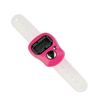 Fracon Digital LCD Electronic Tally Counter, Handheld Finger Ring Tapping People Counter-tool-