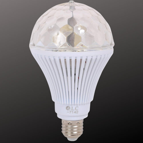 5W Colorful Auto Rotating RGB LED Bulb Disco Party Light Lamp -7142