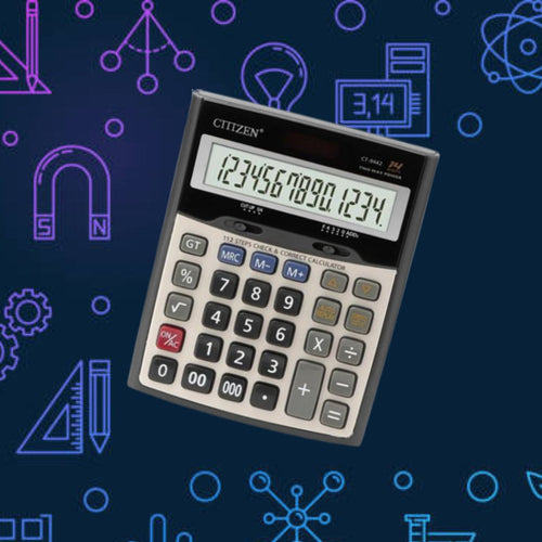 Citizen CT-9300 14 Digits Dual Power Drive Solar Power Calculater