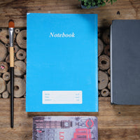 Simple Notebook: Blue Cover-School Supplies-