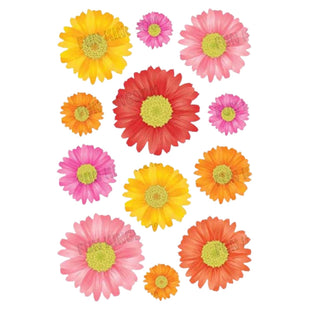 Colorful Daisy Flower Wall Stickers