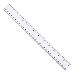 Ruler - Transparent Organic Plastic Ruler Ruler 30cm