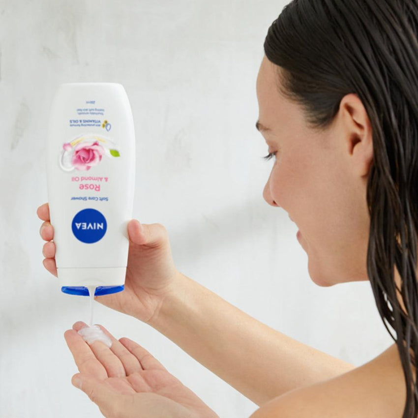 NIVEA Rose & Almond Oil Shower Cream