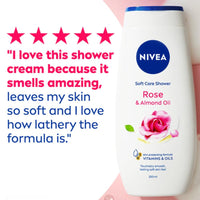 NIVEA Rose & Almond Oil Shower Cream