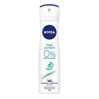 Nivea Spray Deodorant Fresh Comfort 0 % Aluminum Salts 48H 150 ml