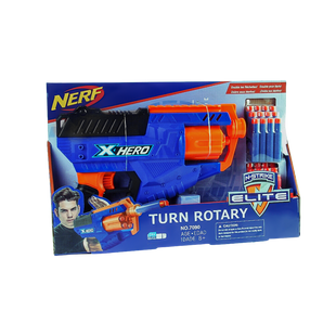 Nerf N-Strike Elite ,Turn Rotary No.7090 ,AGE.EDAD I DADE 8+ ,24x Elite
