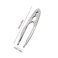 Nutcracker Chestnut Clamp Nut Cracker Pistachio Clip Stainless Steel Household Open Core Pliers Multi-Function Clip Nut Crackers For All Nuts Nut Biscuit Clamp (Size : X-Small)