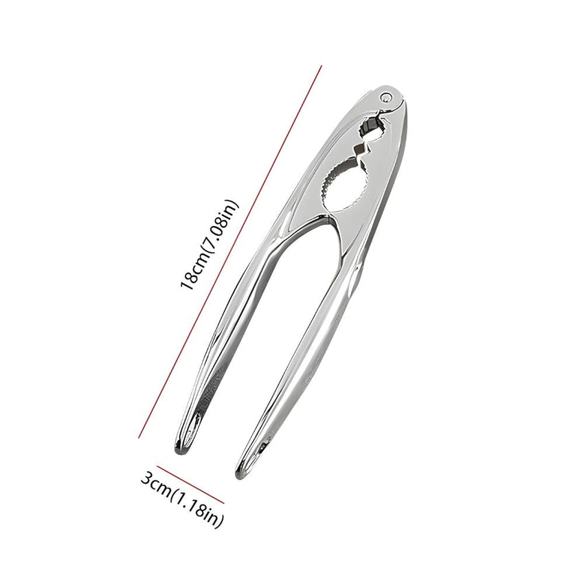 Nutcracker Chestnut Clamp Nut Cracker Pistachio Clip Stainless Steel Household Open Core Pliers Multi-Function Clip Nut Crackers For All Nuts Nut Biscuit Clamp (Size : X-Small)