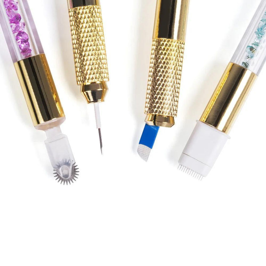 Penholder Double Golden Head High Quality SPMU Eyebrow Microblading Pen for Permanent Makeup Avaible In Five Colors