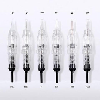 Permanent Makeup Tattoo Cartridge Needles For Tattoo Eyebrow Eyeliner Lip Microblading Shading(10mm Diameter)