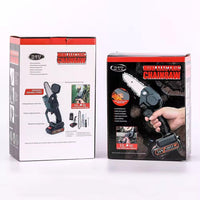 Portable Mini Chain Saw 6 Inch Rechargeable Battery