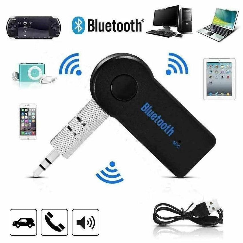 Portable Wireless Bluetooth Audio Receiver 3.5MM Aux