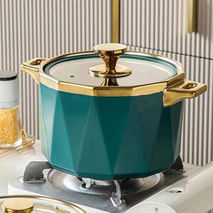 Pot Casserole Ceramic Saucepan  Nonstick ,High Temperature Resistant Cooking Pan Gas Electric Stove Cooker For Kitchen Pot