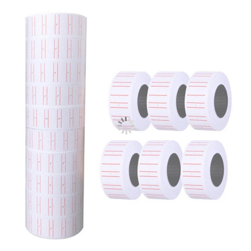 Price Gun Card Machine Rolls Stickers 10 Pcs