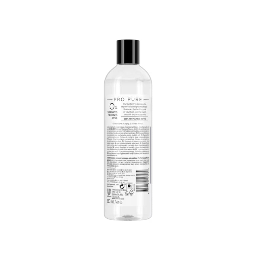 Pro Pure Damage Recovery Shampoo For Damaged Hair 380ml