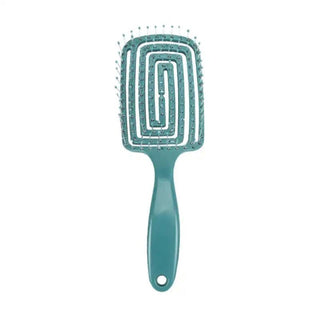Professional Salon Natural Head Cartoon Cutting Plastic Curly Thick Wet Dry Comb Two-Sided Backcombing Brush Styling Comb