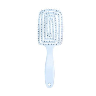Professional Salon Natural Head Cartoon Cutting Plastic Curly Thick Wet Dry Comb Two-Sided Backcombing Brush Styling Comb