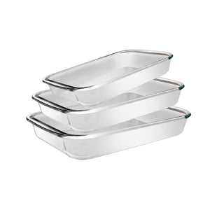 Pyrex Glass Baking Dishes 3 Pcs Set