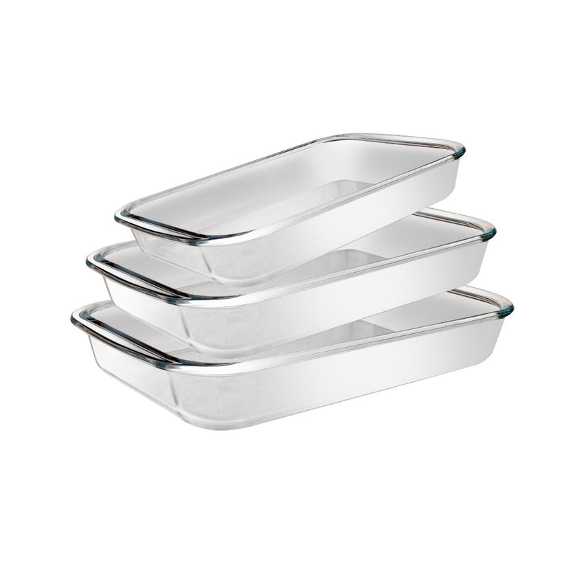Pyrex Glass Baking Dishes 3 Pcs Set