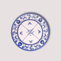 Royal Blue Oceanic Flat Dish 26CM