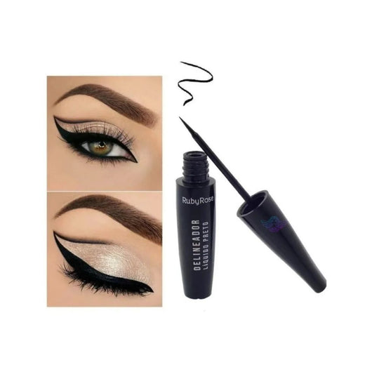 Ruby Rose Black Liquid Eyeliner - DelineAdor Preto