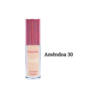 Ruby Rose Feels Corretivo Liquido Amendoa 30
