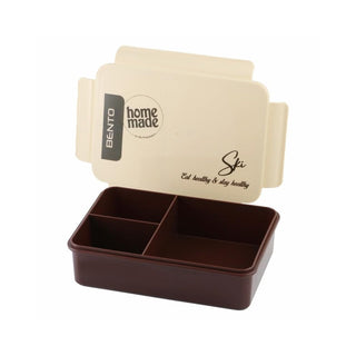 SKI Bento 3 Grid Compartment Lunch Box