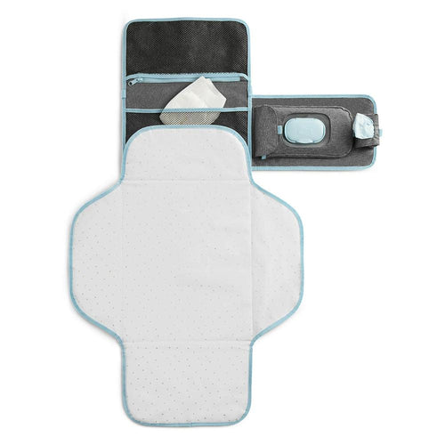 SafeFit Antimicrobial Baby Changing Pad XL, Includes Wipes Dispenser