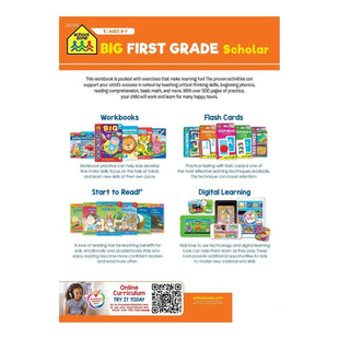 School Zone Big First Grade Scholar Workbook