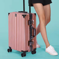 Set Of 3 Aluminum Frame Suitcase