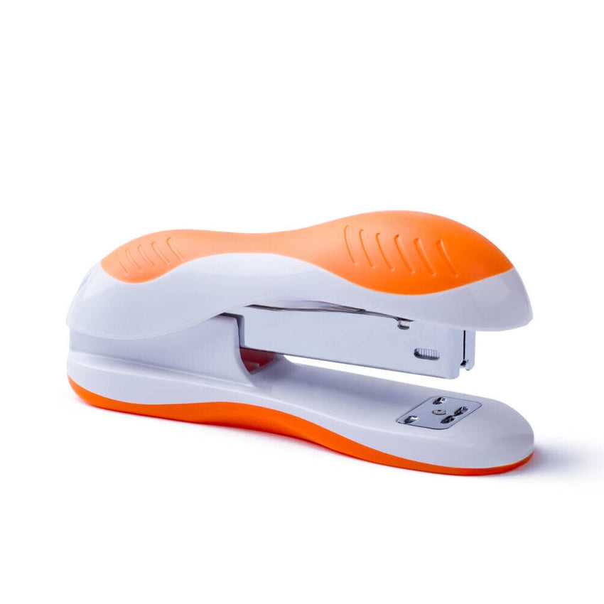 Small Stapler Office Tool Work Orange And White