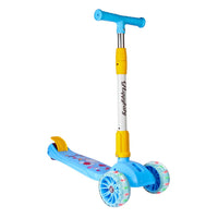 Smart Kick Scooter, 3 Adjustable Height, Front Wheel Light & PVC Wheels For Kids