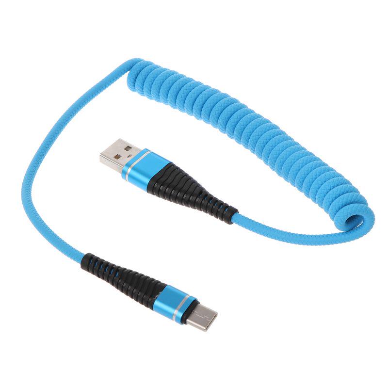 Spring Cable Charging & Data 1200 mm- 3A Output